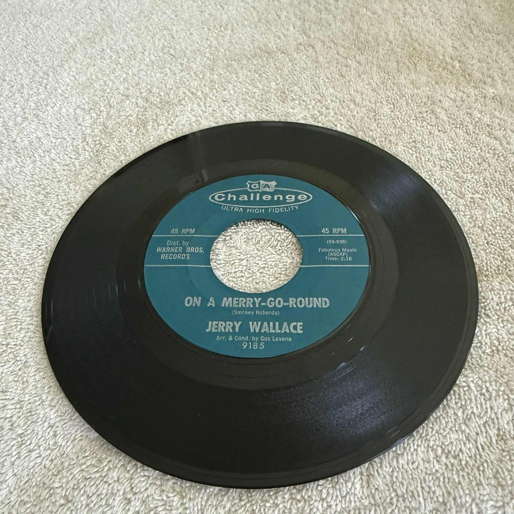 Challenge Vinyl Record 7 inch Black Blue